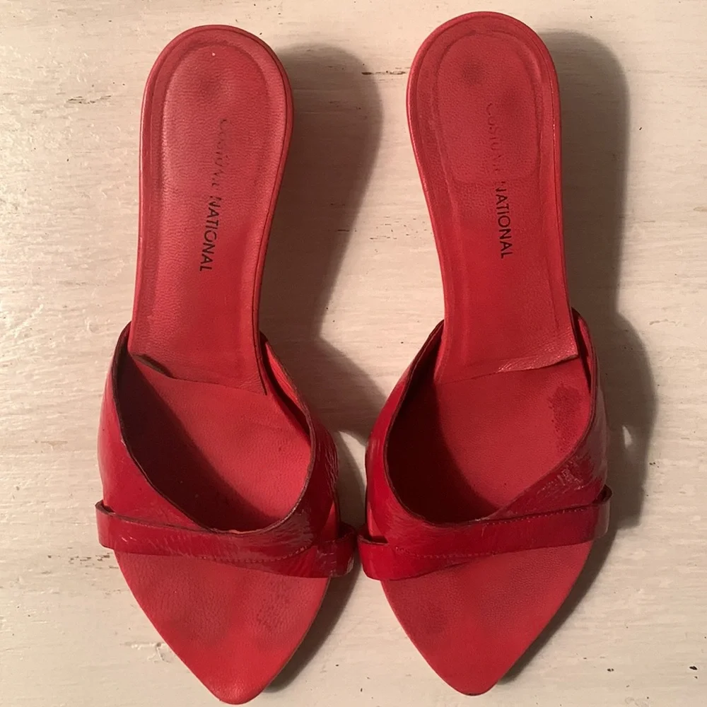 Costume national red shoes